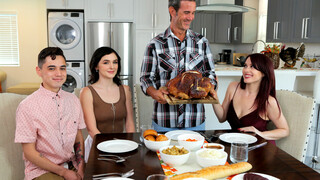 Смотри Thanksgiving Step Fantasy - Hardcore Creampie Finish - топовое порно в 4K на FULL-PORN.COM
