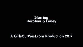 Karolina & Laney - Blonde Casting with Big Tits - 4K порно видео на FULL-PORN.COM